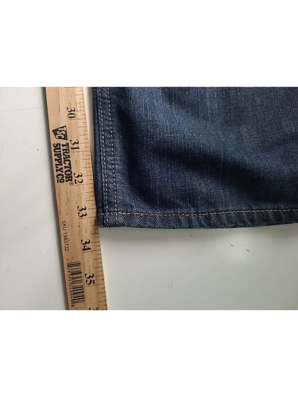 Old Navy Womens OG Loose Jeans 14 Long Blue Dark Wash Low Rise Retro Y2k - Picture 9 of 16